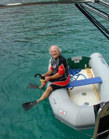 Bob playing sea hunt