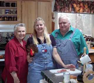 Turkey day at the Harrisons 2003
