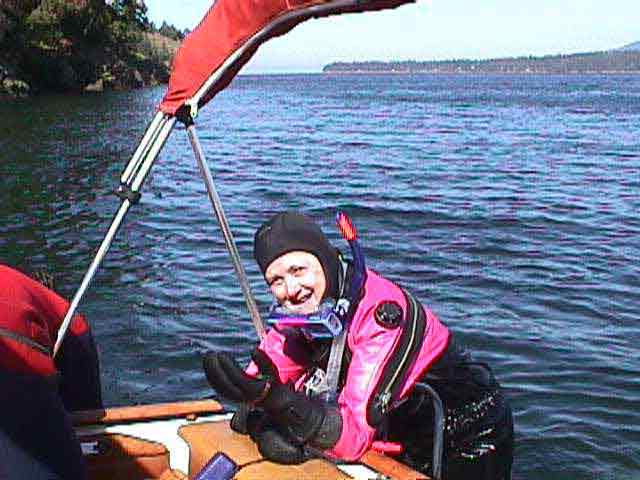 Puget sound dive is cold