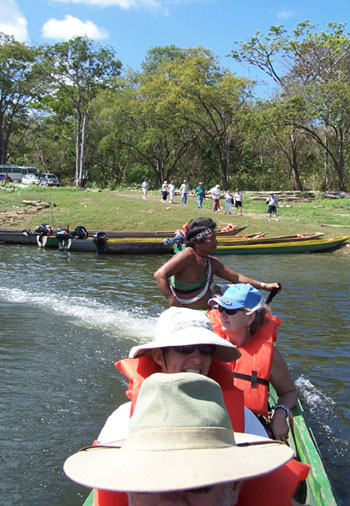 heading to the Embera Village